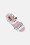 Kids Girl Gilletteg Velcro Closure Sandals, Grey - 4