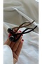 2-Pack Vintage Retro Stylish Pearl Hair Clips 11cm - Modern Bun Hairpin Clip-On Hair Clip - 3