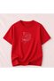 Swan Printed Women's Crew Neck Cotton T-Shirt