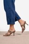 Nadia Oil Green Suede Leather Women's Heeled Slippers - 2
