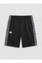 Black Standard Fit Unisex Sports Shorts