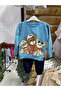 Baby Boy Seasonal Teddy Bear Printed Top and Bottom Set - 2