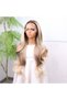 Brown Platinum Ombre and Highlighted Baby Fiber Sen Tulle Wig - 3
