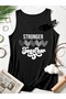 Women's Printed Half V-Neck Sleeveless Regular Fit Casual T-Shirt