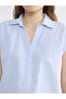 Blue Striped Women's Shirt - 6