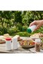 Wide Hole Plastic Spice Jar Set of 4 – 1000 ml - Spice Bottle with Colorful Lids - 2