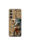 Samsung Galaxy S25 Fe Compatible Antique 6 Design Transparent Case