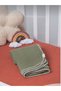 Organic Cotton, Muslin Blanket with Shepherd's Stitch Detail - 3