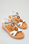 White Skin Women's Sandals Shoes Md1203-123-0002 - 3