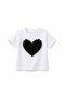 Girl's Heart Detailed Tulle Skirt Set Black and White – Ages 5-13 - 2