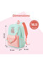 16.5” School Backpack with Laptop Compartment – Lightweight Design, Purrfect Dreams - 8