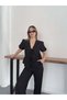Front Tie Detailed Blouse and Pants Set