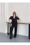 Front Tie Detailed Blouse and Pants Set - 5