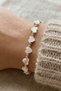 White Mother-Of-Pearl Heart Series and Dorika Bulk Bracelet