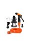 Portable High-Pressure Car Washer Kit with 60W Micro Diaphragm Pump and Adjustable Spray Gun - DC 12V