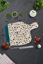 Glass Cutting Board with Handle - Glass Cutting Board |   Stone |   28cm X 40cm - 2