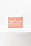 Owpi Crocodile Leather Minimal Unisex Card Holder Powder - 2