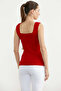Thick Strap Basic Knitwear Undershirt - Coral - 5
