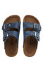 Navy Blue Daily Beach Pool Beach Slippers Unisex Children's Slippers - 2