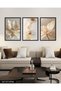 Elegant Flowers 3 Pieces Wooden Framed Painting Act - 4