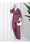 Women's Waist Tie-Detail Pants Set