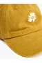Cotton Flower Embroidered Cap Hat - 4