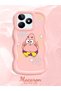 Realme Note 50 Compatible Shockproof Simple Pink Silicone Phone Case Spongebob Pattern - 2