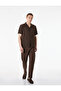 Linen Cotton Blend Pocketed Summer Trousers with Tie Waist