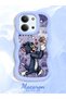 Redmi 15C 5g Compatible Anti-Knock Simple Blue Silicone Phone Case Tom and Jerry Pattern - 2