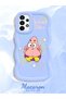 Samsung Galaxy A13 4g Compatible Shockproof Simple Blue Silicone Phone Case Spongebob Pattern - 2