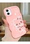Samsung Galaxy A05 Compatible Shockproof Simple Pink Silicone Phone Case Hello Kitty Pattern