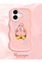 iPhone 17 Compatible Shockproof Simple Pink Silicone Phone Case Spongebob Pattern - 2