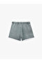 Cotton Comfortable Fit Washable Mini Shorts with Lace-Up Waist and Pockets - 4