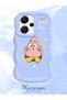 Redmi Note 13 Pro Plus 5g Compatible Shockproof Simple Blue Silicone Phone Case Spongebob Pattern - 2