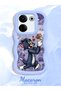 Case for Tecno Camon 20 Pro 4g Compatible Shockproof Simple Blue Silicone Phone Cover Tom and Jerry Pattern - 2