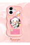 iPhone 16 Plus Compatible Shockproof Simple Pink Silicone Phone Case Hello Kitty Pattern - 2