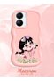 For Vivo Y56 Compatible Shockproof Simple Pink Silicone Phone Case Cute Girl Pattern - 2