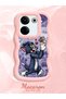Case for Tecno Camon 20 Pro 4g Compatible Shockproof Simple Pink Silicone Phone Cover Tom and Jerry Pattern - 2