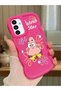 Samsung Galaxy A13 5g Compatible Shockproof Simple Red Silicone Phone Case Spongebob Pattern