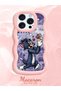 iPhone 15 Pro Compatible Shockproof Simple Pink Silicone Phone Case Tom and Jerry Pattern - 2