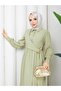 Women's Side Buckle Modal Dress - 4