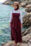 Long Strap Cotton Unlined Summer Dress