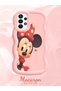 Samsung Galaxy A23 Compatible Shockproof Simple Pink Silicone Phone Case Minnie Pattern - 2