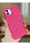 Samsung Galaxy A04 Compatible Shockproof Simple Red Silicone Phone Case Cover Flower Pattern