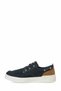 Men's Casual Shoes - Canvas and Leather Detailed - 4