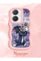 Vivo Y27 Compatible Shockproof Simple Pink Silicone Phone Case Tom and Jerry Pattern - 2