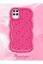 Samsung Galaxy A12 Compatible Shockproof Simple Red Silicone Phone Case Cover Flower Pattern - 2