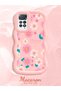 Redmi Note 11 Pro 5g Compatible Shockproof Simple Pink Silicone Phone Case Cover Flower Pattern - 2