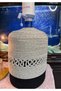 Bottle Cover with Jute Straw Bamboo Pattern, Natural Jute Look, Decorative Basket, Bottle Cover - 6