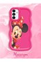 Samsung Galaxy A13 5g Compatible Shockproof Simple Red Silicone Phone Case Minnie Pattern - 2
